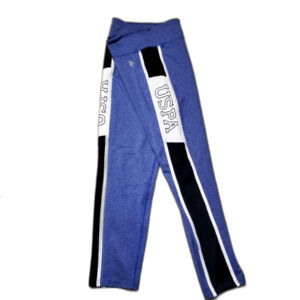 U.S. Polo Association USPA Joggers Base Layer Side Stripe Training Leggings - XL